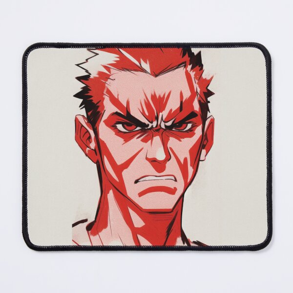 Item preview, angry red man designed and sold by NAIMINI.