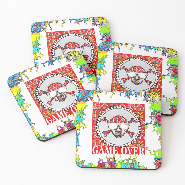 Item preview, Game Over Red Graffiti designed and sold by LowEndGraphics.