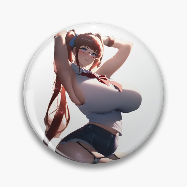Item preview, A cute anime girl with hands behind head designed and sold by mnemosynekoto.