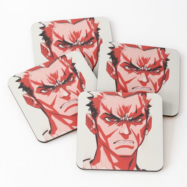 Item preview, angry red man designed and sold by NAIMINI.