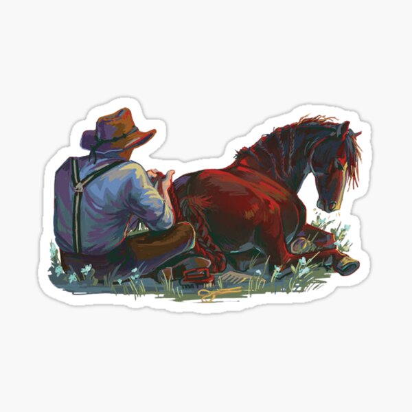 "Red Dead Redemption 2" Sticker for Sale by vonadive | Redbubble