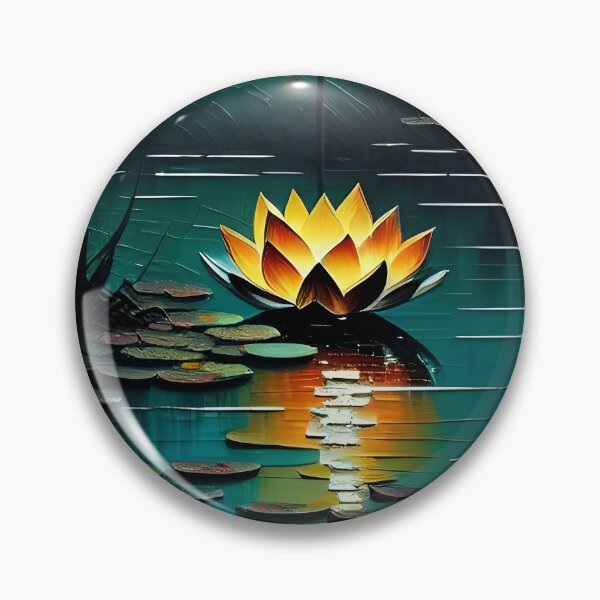 Item preview, Glow of the Lotus Pond designed and sold by Dicoart.