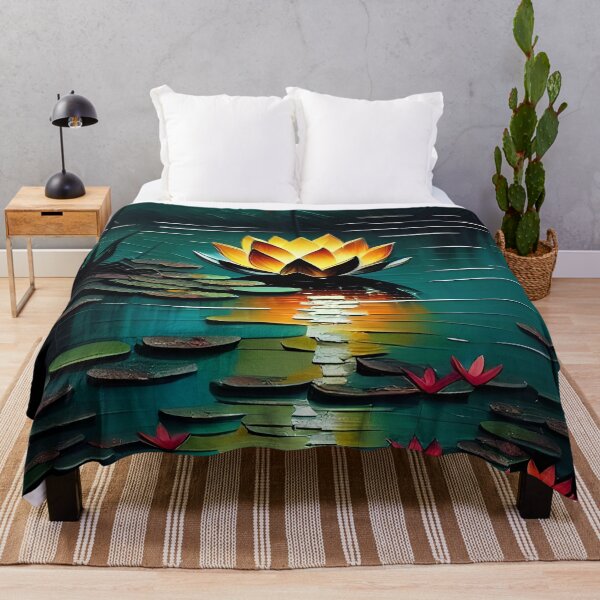 Item preview, Glow of the Lotus Pond designed and sold by Dicoart.