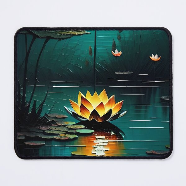 Item preview, Glow of the Lotus Pond designed and sold by Dicoart.