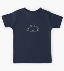 Little Pierogi (white, no text) Kids Tee