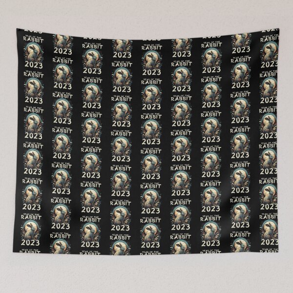 Item preview, Chinese New Year 2023 Year of the Rabbit Lunar Zodiac Horoscope designed and sold by sanadkarmakar.