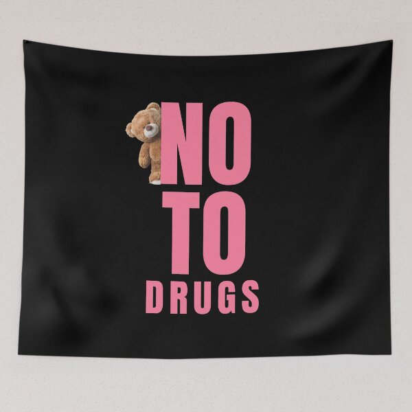 Item preview, Say NO to Drugs Cocaine Bear Inspired Prevent Drug Abuse and Illicit Trafficking Drugs Awareness designed and sold by PositiveVibes26.