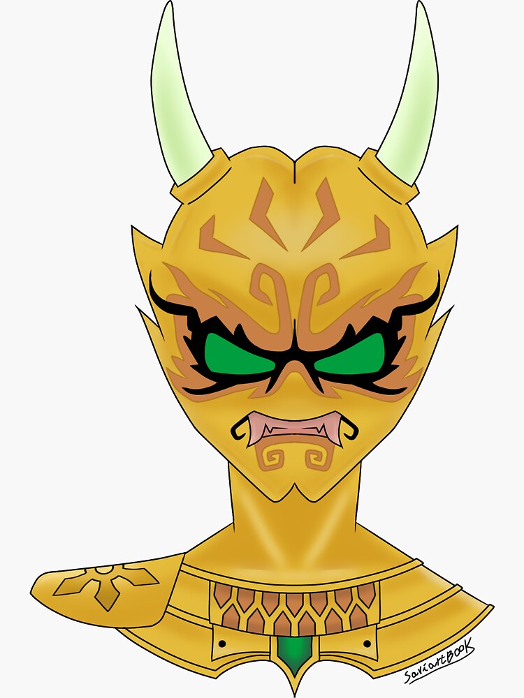 Golden oni Lloyd Garmadon Sticker