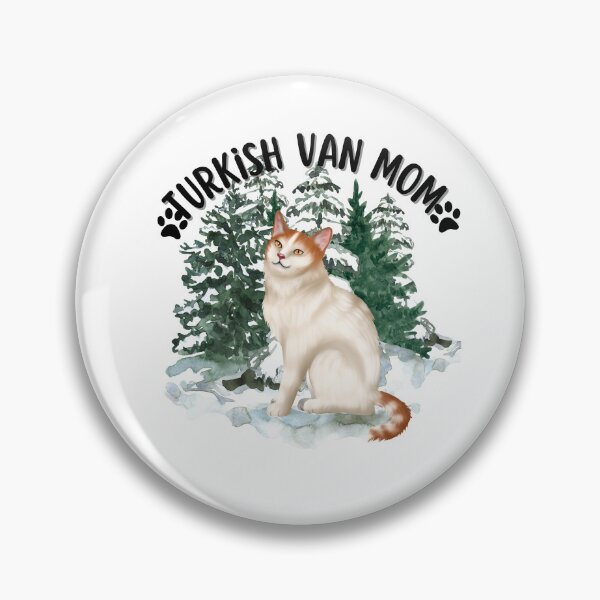 Item preview, Turkish Van Cat mom cat themed pet parent gift designed and sold by JoeyGraceCatCo.