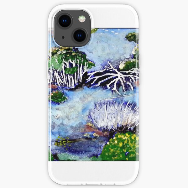 swamp scrub in flood iPhone Soft Case