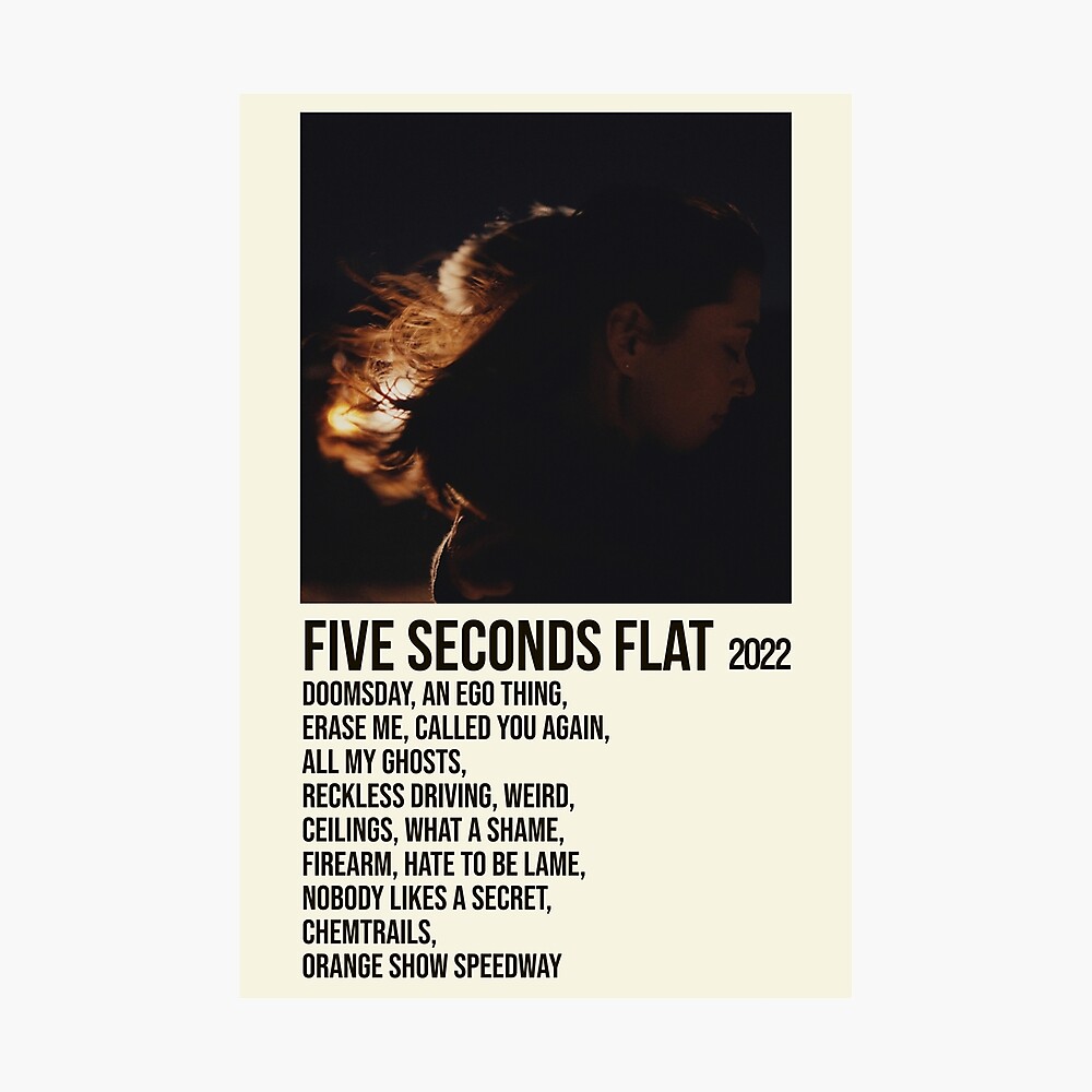 five seconds flat lizzy mcalpine Poster