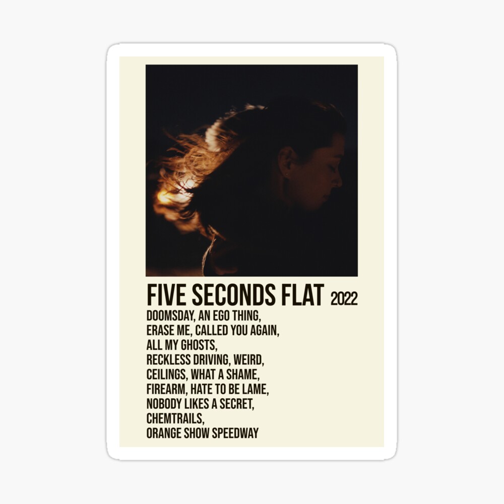 five seconds flat lizzy mcalpine Poster