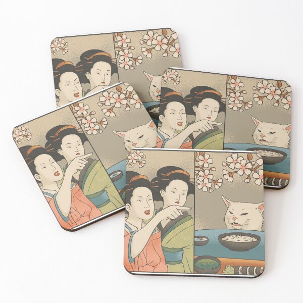 Item preview, Japanese woman yells at cat meme designed and sold by Rob-Son.