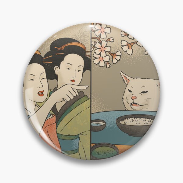 Item preview, Japanese woman yells at cat meme designed and sold by Rob-Son.