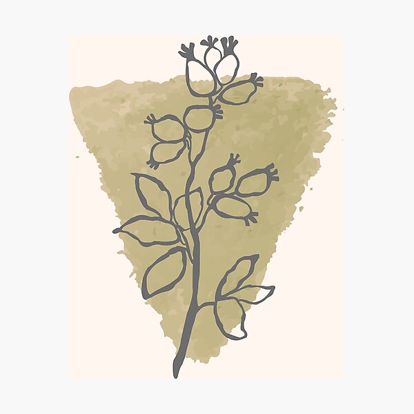 Artikelvorschau, Moderne abstrakte Plakat-Blume entworfen und verkauft von JFGoods.