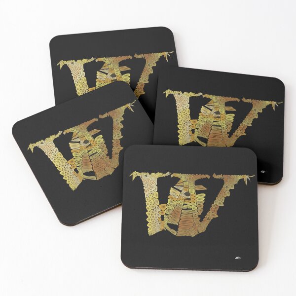 Item preview, Dragon Letters W designed and sold by Mary Holstege.