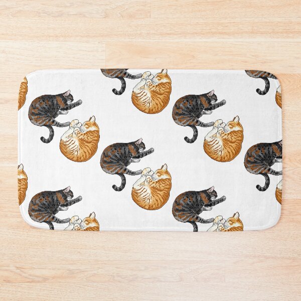 Item preview, Gray cat and yellow tabby cat designed and sold by Gdeene.