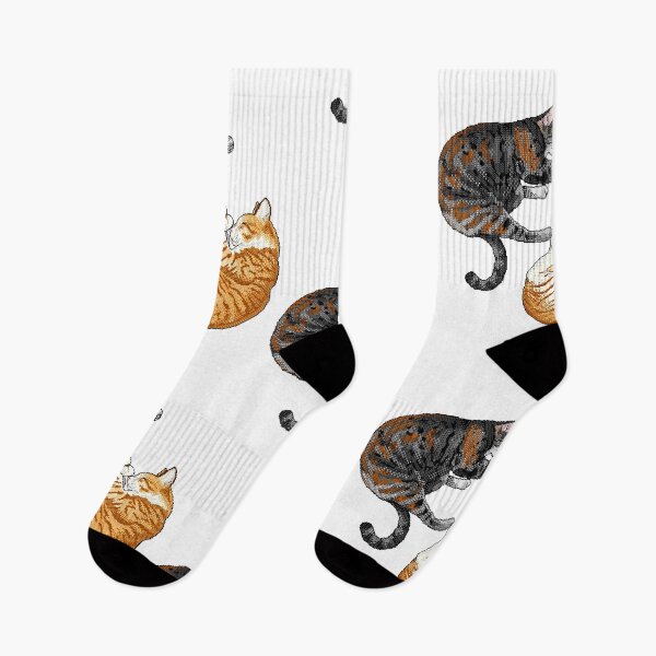 Item preview, Gray cat and yellow tabby cat designed and sold by Gdeene.