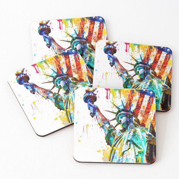 Item preview, Abstract Statue Of Liberty Fine Art and Postcards designed and sold by nicholekoch1.