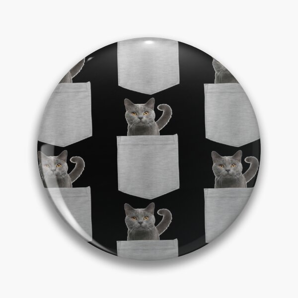 Item preview, Chartreux Cat In Your Pocket designed and sold by EstherDoyle.