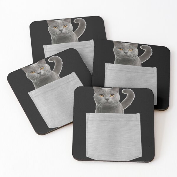Item preview, Chartreux Cat In Your Pocket designed and sold by EstherDoyle.