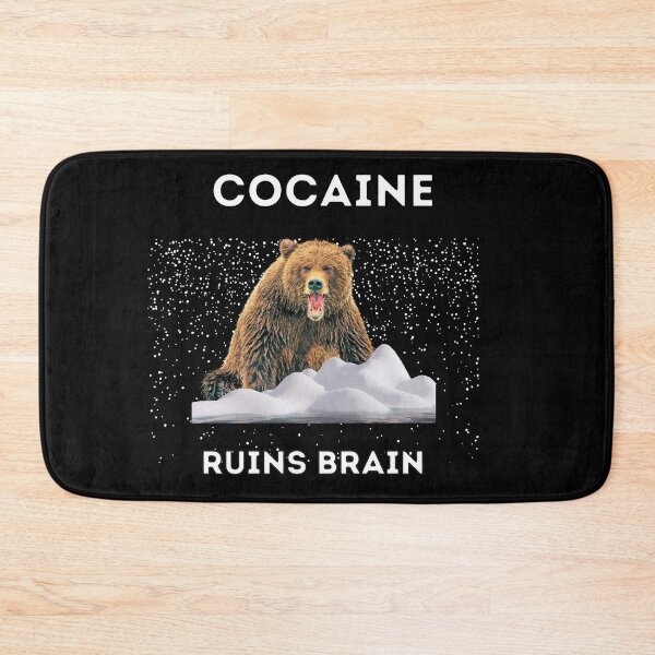 Item preview, Cocaine Ruins Brain Cocaine Bear Inspired Say NO to Drugs Prevent Drug Abuse and Illicit Trafficking Drugs Awareness designed and sold by PositiveVibes26.