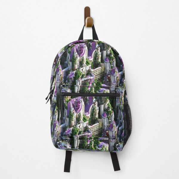 Item preview, Pretty Purple Rooftop Berlin Houses - Seamless Pattern designed and sold by Chubuter.
