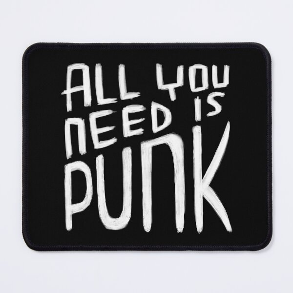 Item preview, All You Need is Punk, Punk Valentine, Punk Quote designed and sold by badlydrawnbabe.