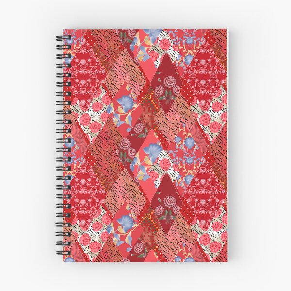 Item preview, Patchwork red seamless pattern designed and sold by fuzzyfox.