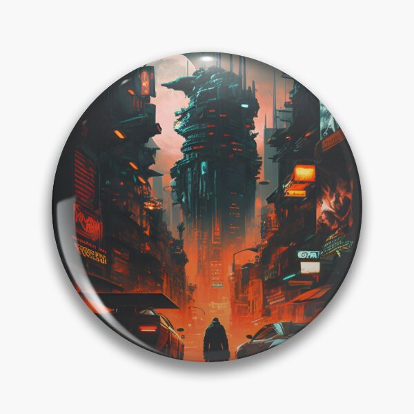 Item preview, Futuristic city cyberpunk designed and sold by ARTeez⭐️⭐️⭐️⭐️⭐️.