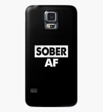 'Nüchterner AF' Lustiger Nüchterner AF Am besten Hülle & Klebefolie für Samsung Galaxy