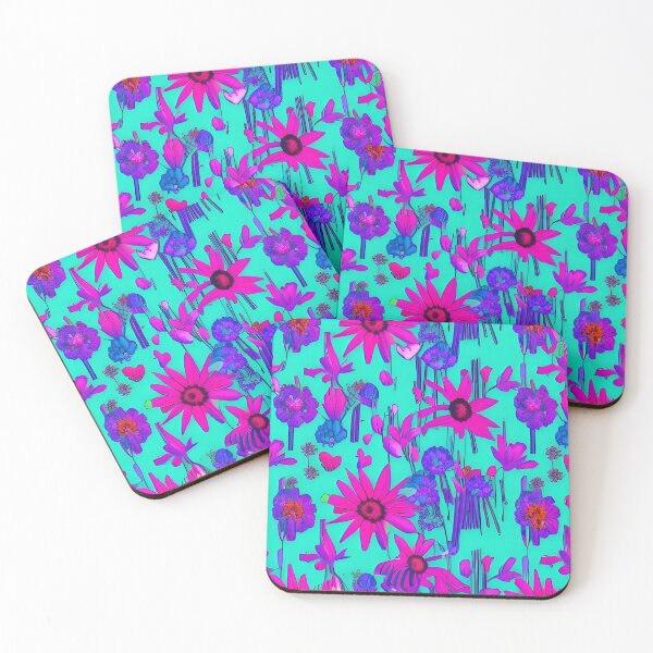 Item preview, Abstract flowers wall art designed and sold by brandway.