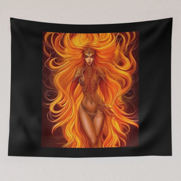 Item preview, fire goddess ? designed and sold by FineArtworld7.