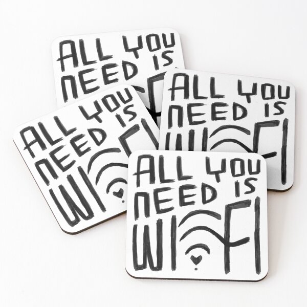 Item preview, All You Need is Wifi, Digital Nomad designed and sold by badlydrawnbabe.