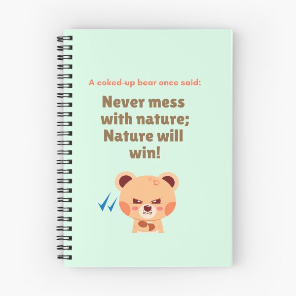 Item preview, Cocaine Bear Inspired Never Mess with Nature Say NO to Drugs Prevent Drug Abuse and Illicit Trafficking Drugs Awareness designed and sold by PositiveVibes26.