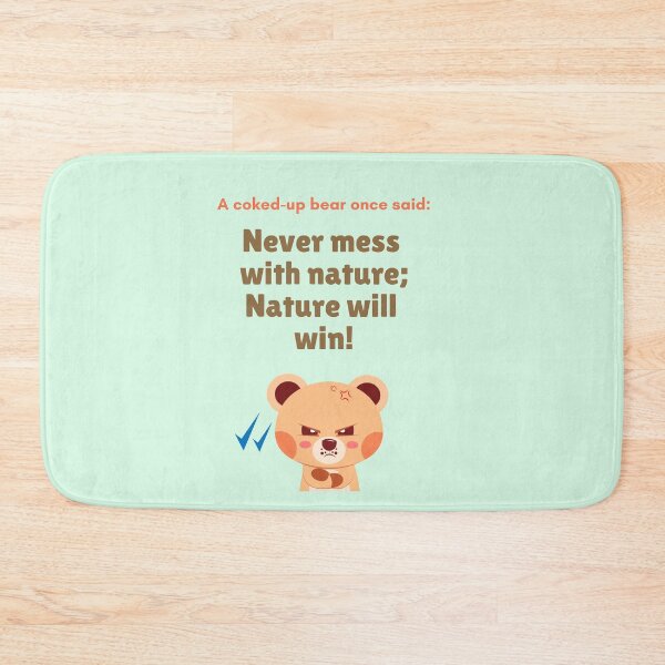 Item preview, Cocaine Bear Inspired Never Mess with Nature Say NO to Drugs Prevent Drug Abuse and Illicit Trafficking Drugs Awareness designed and sold by PositiveVibes26.