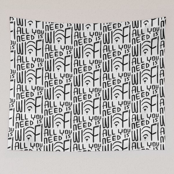 Item preview, All You Need is Wifi, Digital Nomad designed and sold by badlydrawnbabe.