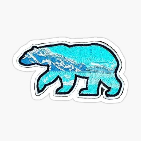 Item preview, Polar Bear Sticker designed and sold by designolo.