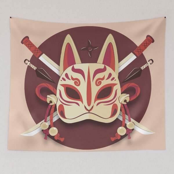 Item preview, Kitsune mask designed and sold by ⭐ANADIF DESIGN⭐.