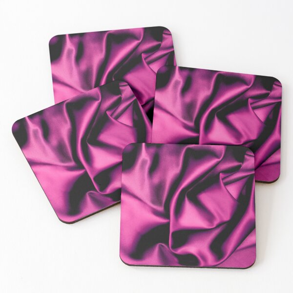 Item preview, Patrón de seda magenta viva designed and sold by ReneMagritteArt.