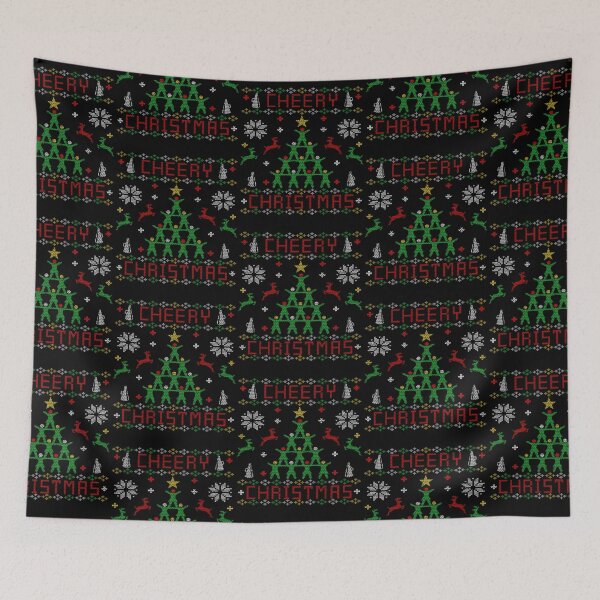 Item preview, Cheering Cheerleader Ugly Christmas Sweater Party designed and sold by EstherDoyle.