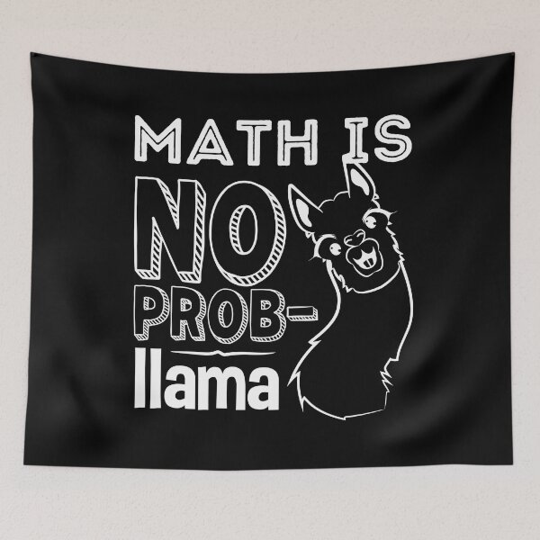 Item preview, Math Is No Prob-Llama - Funny Math Is No Prob Llama - Gift for math Student,Teacher designed and sold by Colors nature.