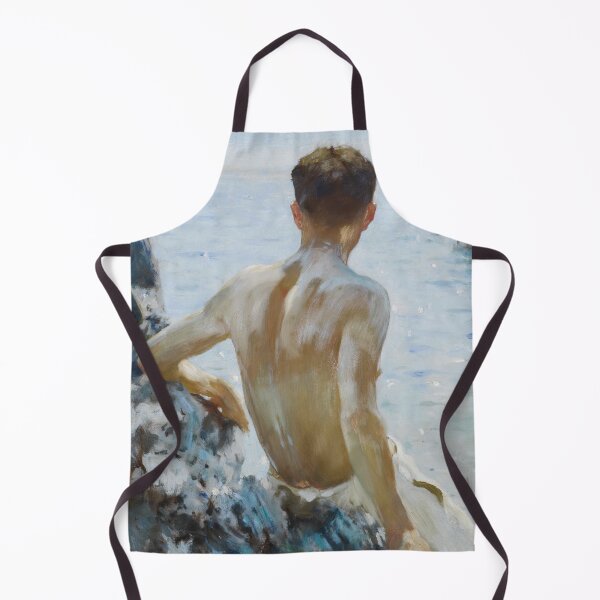 Artikelvorschau, Strandstudie - Henry Scott Tuke entworfen und verkauft von Vintage Wall Art.