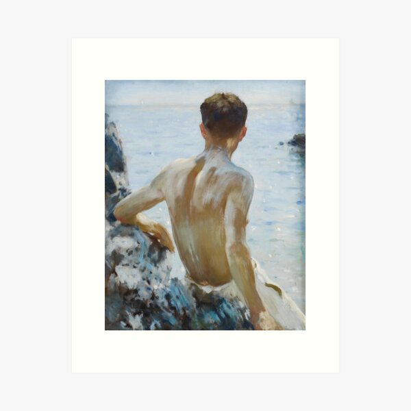 Artikel-Vorschau von Strandstudie - Henry Scott Tuke, designt und verkauft von Vintage Wall Art.