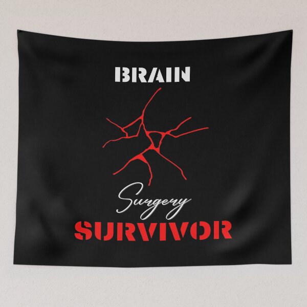 Item preview, Brain Surgery Survivor motivational design  designed and sold by DigitalMagShop.