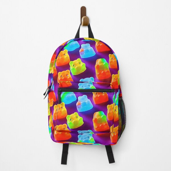 Item preview, Pretty Tiny Neon Gummy Bears - Seamless Pattern designed and sold by Chubuter.