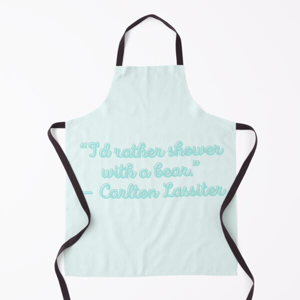 Item preview, Psych Quote - “I'd rather shower with a bear.” — Carlton Lassiter. designed and sold by Artful-Julia.