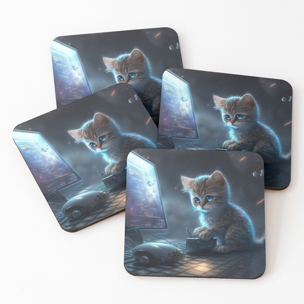 Item preview, Coasters (Set of 4) designed and sold by ARTificialTees.