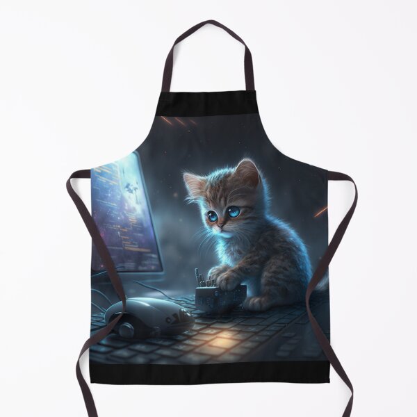 Item preview, Hacker kitten cyber designed and sold by ARTeez⭐️⭐️⭐️⭐️⭐️.