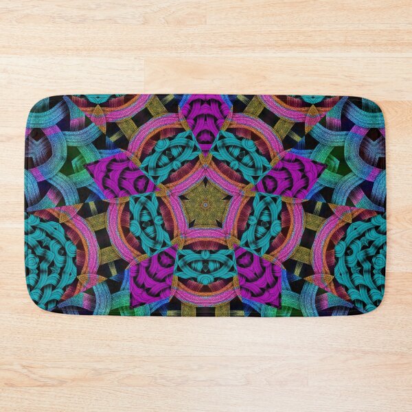 Item preview, EXHILARATING PAINTING BASKET OF COLORFUL WEAVES ABSTRACT GEOMETRIC PATTERNS designed and sold by Ralek.